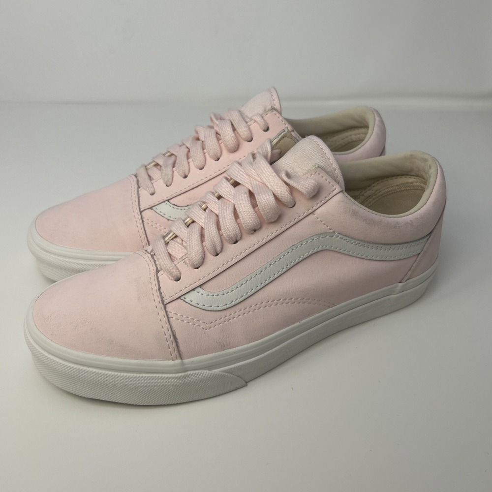 Vans Old Skool Vansbuck Heavenly Pink‎ Monochrome Sneakers - Women's Size 8.5